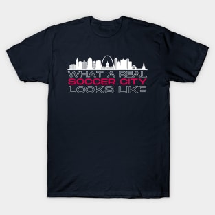 Real Soccer City Navy T-Shirt